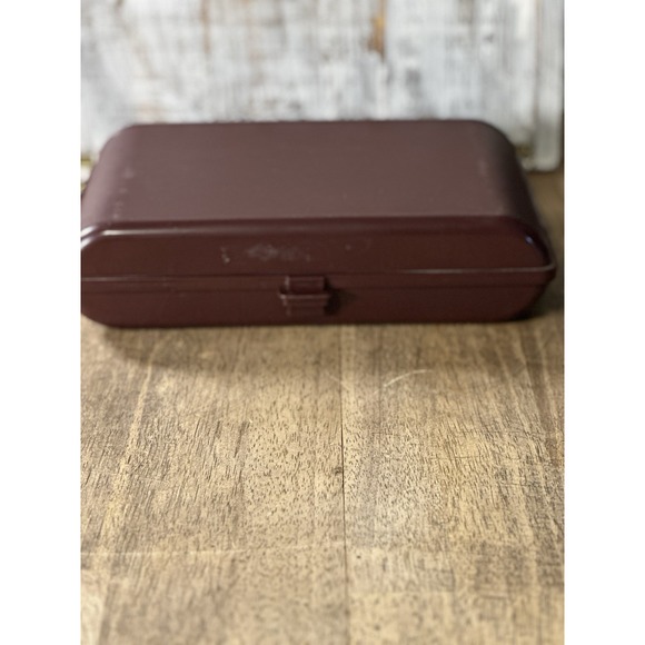 Vintage Tupperware Tuppercraft Brown Personal Valet Travel Case Organizer #1624 - Picture 2 of 8